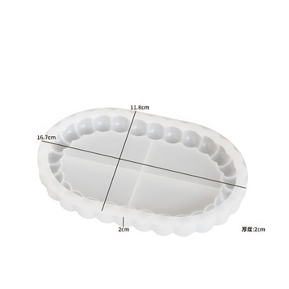 Oval Jewellery Tray Silicone Mould image 1