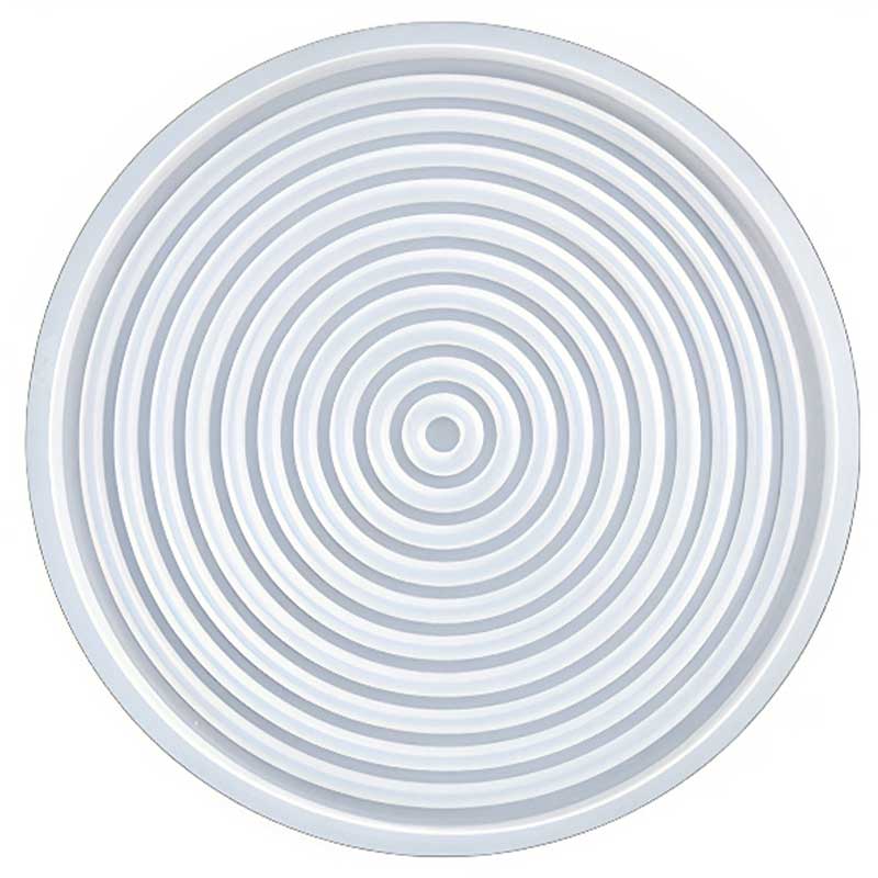 Round Ribbed Tray Silicone Mould (258mm) image 0