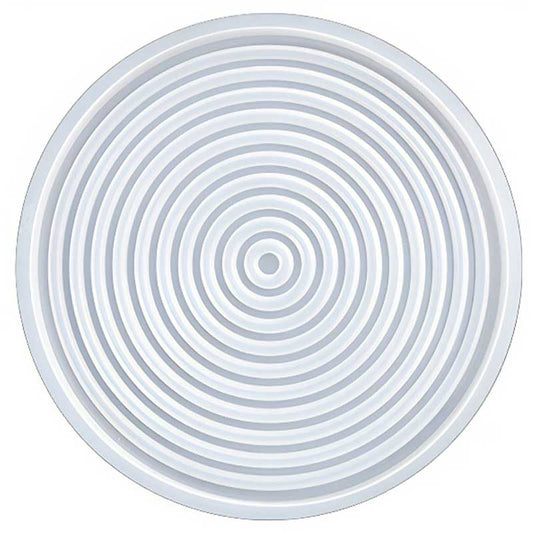 Round Ribbed Tray Silicone Mould (258mm) image 0