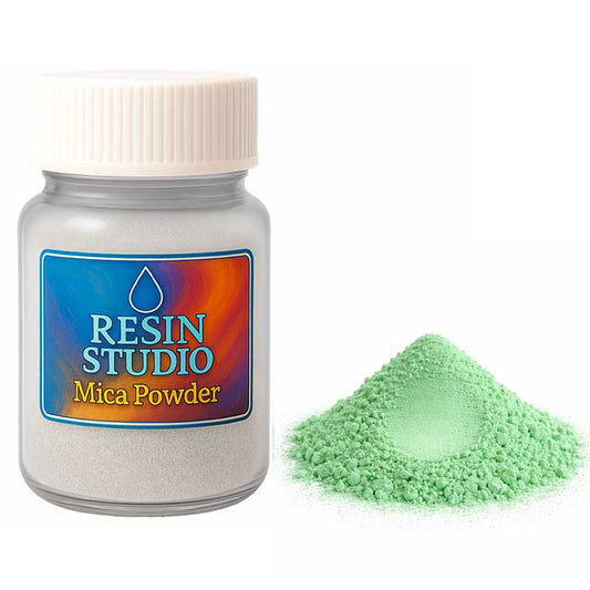 Hime Golden Green Mica Powder image 0