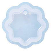 Scalloped Flower Pendant Silicone Mould 50mm x 50mm image 0