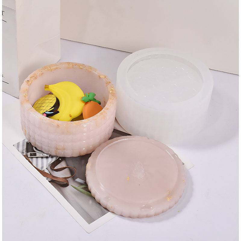 Round Storage Box Silicone Mould image 1