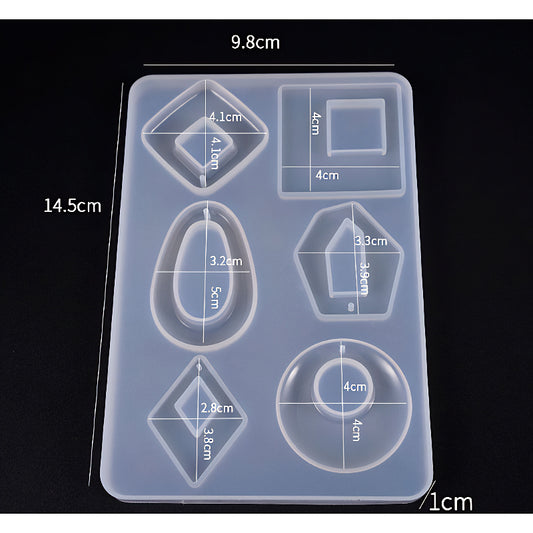 Geometric Pendant Silicone Mould Set image 1
