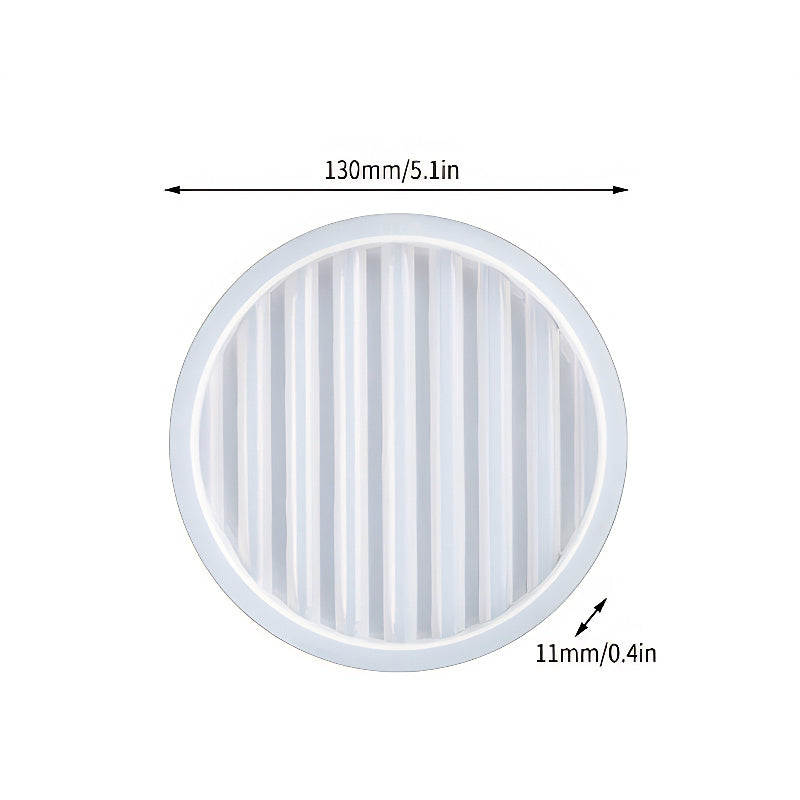 Round Ribbed Tray Silicone Mould image 3
