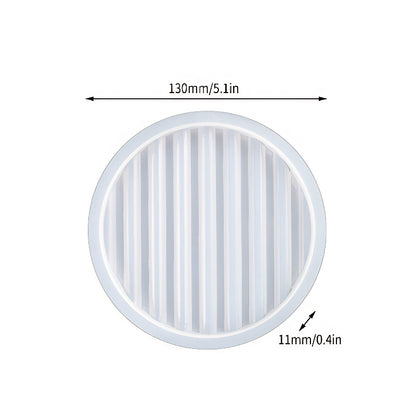 Round Ribbed Tray Silicone Mould image 3