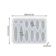 Oval Pendant Silicone Mould image 0