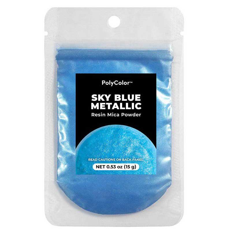 Alumilite Sky Blue Metallic Pigment Powder (15g) image 0