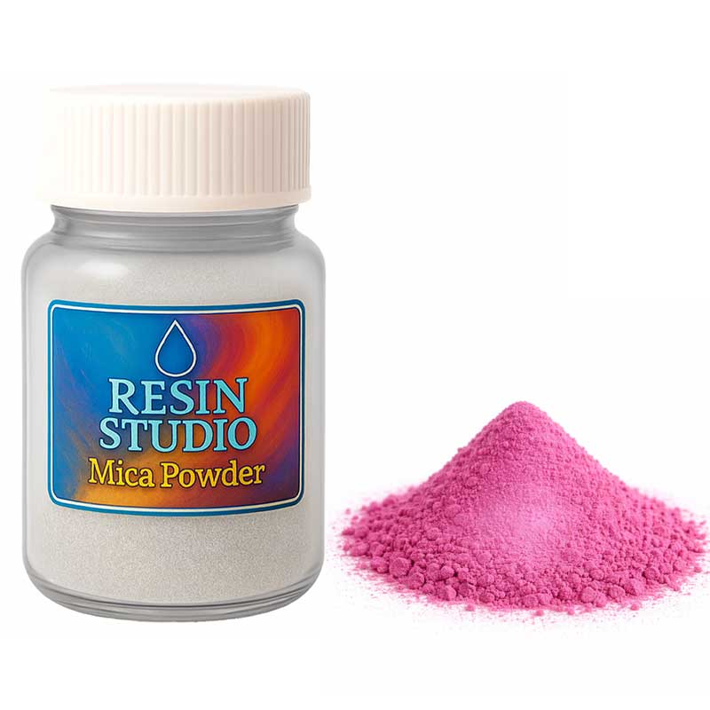 Rose Red Mica Powder image 0