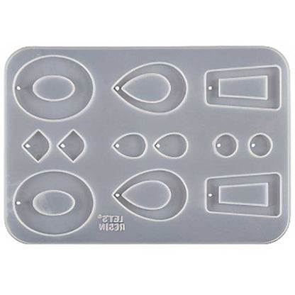 Mixed Oval and Rectangle Charm Silicone Mould image 0