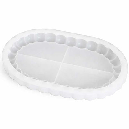 Oval Jewellery Tray Silicone Mould image 0