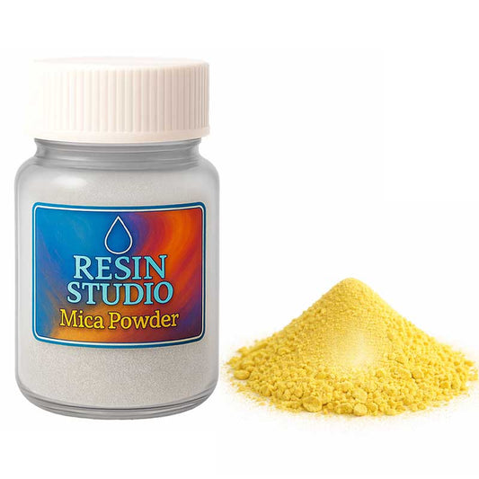 Flash Yellow Mica Powder image 0