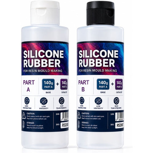 Resin Studio 1:1 Silicone Rubber for Mould Making – 280g Kit (140g + 140g) RS2070