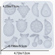 Resin Studio 11-Cavity Assorted Fruit Pendant Silicone Mould RSM5267 additional image 2