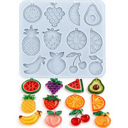 Resin Studio 11-Cavity Assorted Fruit Pendant Silicone Mould RSM5267