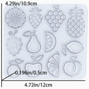 Resin Studio 12-Cavity Assorted Fruit Pendant Silicone Mould RSM5268 additional image 2