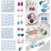 Resin Studio 20-Cavity Faceted Gemstone Pendant Silicone Mould RSM5252 additional image 3
