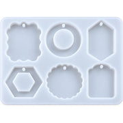 Resin Studio 6-Cavity Geometric Pendant Silicone Mould RSM5278