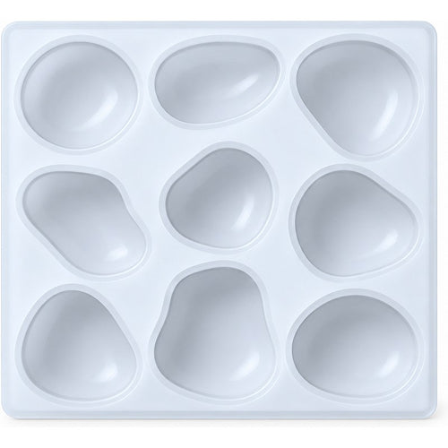 Resin Studio 9-Cavity Irregular Pebble Stone Silicone Mould RSM5271