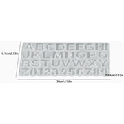 Resin Studio Alphabet & Numbers Silicone Mould (Set 1) RSM5229 additional image 2