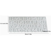 Resin Studio Alphabet & Numbers Silicone Mould (Set 2) RSM5230 additional image 2