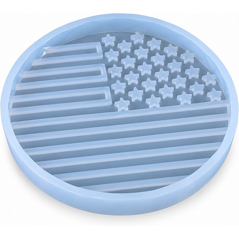 Resin Studio American Flag Coaster Silicone Mould RSM5205