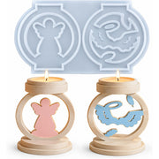 Resin Studio Christmas Angel & Flying Angel Tealight Holder Silicone Mould RSM5261