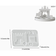 Resin Studio Christmas Fireplace Scene Silicone Mould RSM5187 additional image 2