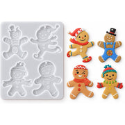 Resin Studio Christmas Gingerbread Decorations Silicone Mould RSM5227