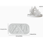 Resin Studio Christmas House & Snowman Scene Silicone Mould RSM5185 additional image 2