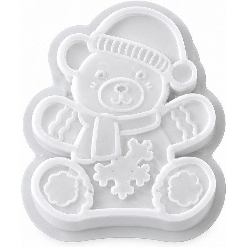 Resin Studio Christmas Teddy Bear Silicone Mould RSM5166