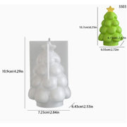 Resin Studio Christmas Tree Silicone Candle Mould RSM5158