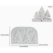 Resin Studio Christmas Woodland Scene Silicone Mould RSM5184 additional image 2
