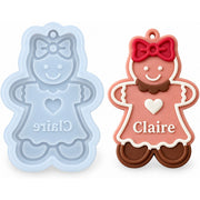 Resin Studio Claire Gingerbread Girl Christmas Decoration Silicone Mould RSM5241