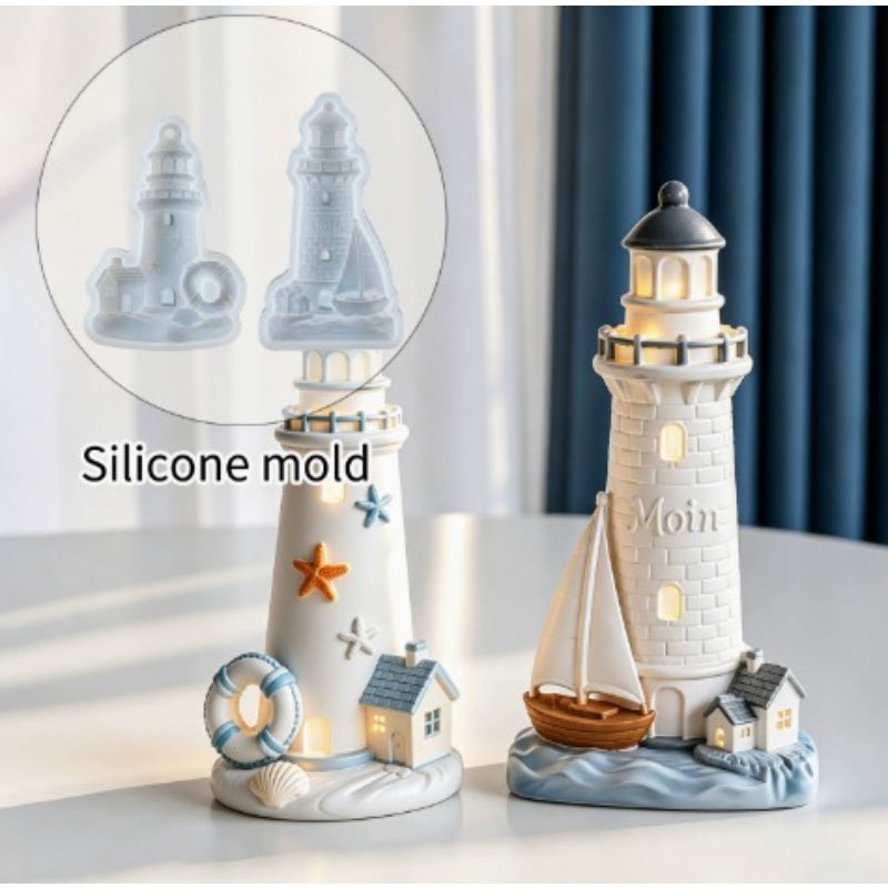 Resin Studio Coastal Lighthouse Decoration Silicone Mould RSM5237 additional image 3