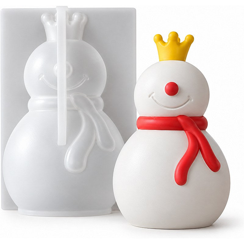 Resin Studio Crowned Snowman Silicone Mould RSM5174