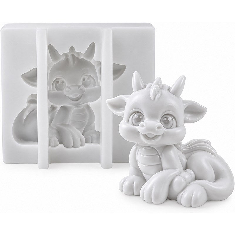 Resin Studio Cute Baby Dragon Silicone Mould RSM5173