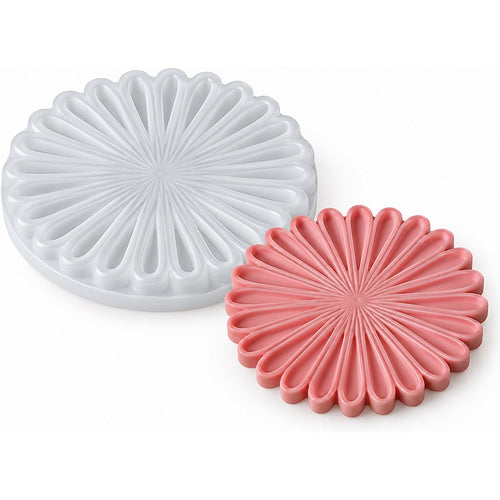 Resin Studio Daisy Flower Coaster Silicone Mould RSM5221