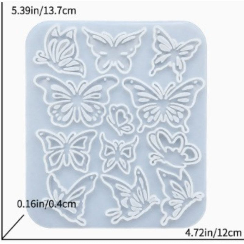 Resin Studio Decorative Butterfly Silicone Pendant Mould RSM5234 additional image 2