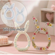 Resin Studio Easter Bunny Ears Egg Frame Silicone Mould RSM5265 additional image 3
