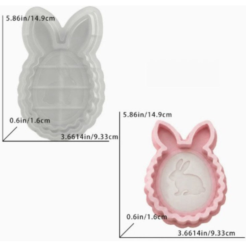 Resin Studio Easter Bunny Ears Egg Silicone Mould RSM5282 additional image 2