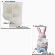 Resin Studio Easter Bunny Holding Egg Silicone Mould RSM5248 additional image 2