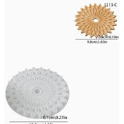 Resin Studio Geometric Flower Coaster Silicone Mould RSM5220 additional image 2