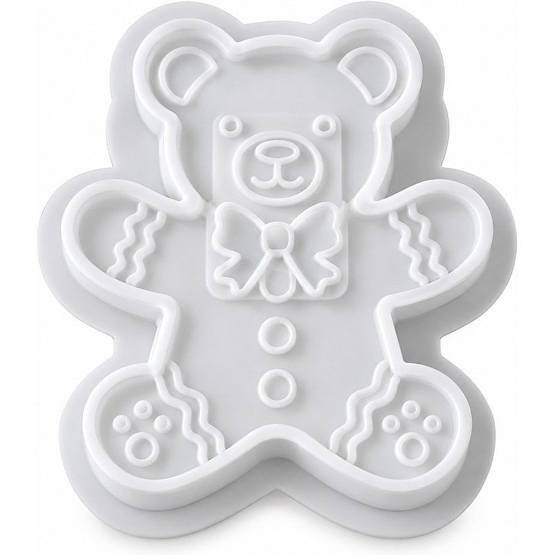 Resin Studio Gingerbread Teddy Bear Silicone Mould RSM5167