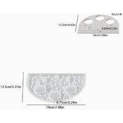 Resin Studio Half Moon Paint Brush & Tool Holder Silicone Mould RSM5183 additional image 2