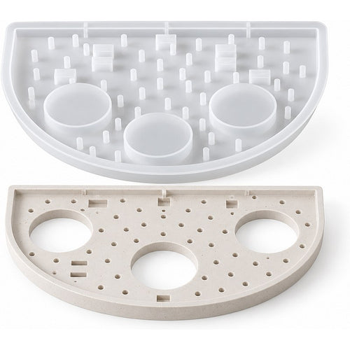 Resin Studio Half Moon Paint Brush & Tool Holder Silicone Mould RSM5183