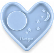 Resin Studio I Love You Heart Trinket Tray Silicone Mould RSM5208