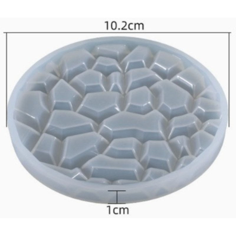Resin Studio Irregular Stone Texture Coaster Silicone Mould RSM5202 additional image 2