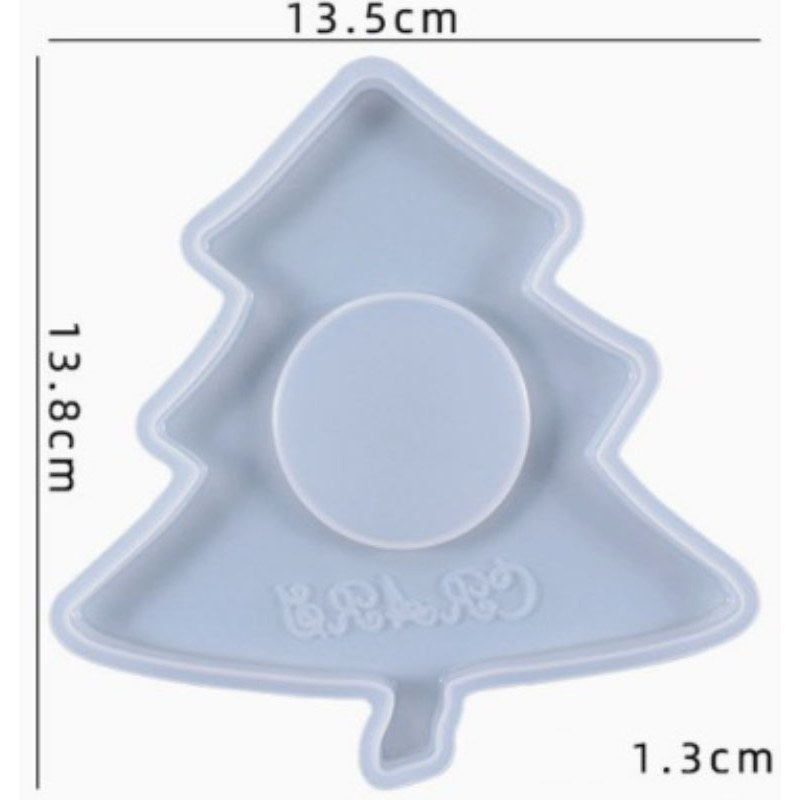Resin Studio Merry Christmas Tree Trinket Tray Silicone Mould RSM5209 additional image 2