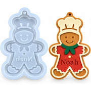 Resin Studio Noah Gingerbread Man Christmas Decoration Silicone Mould RSM5245