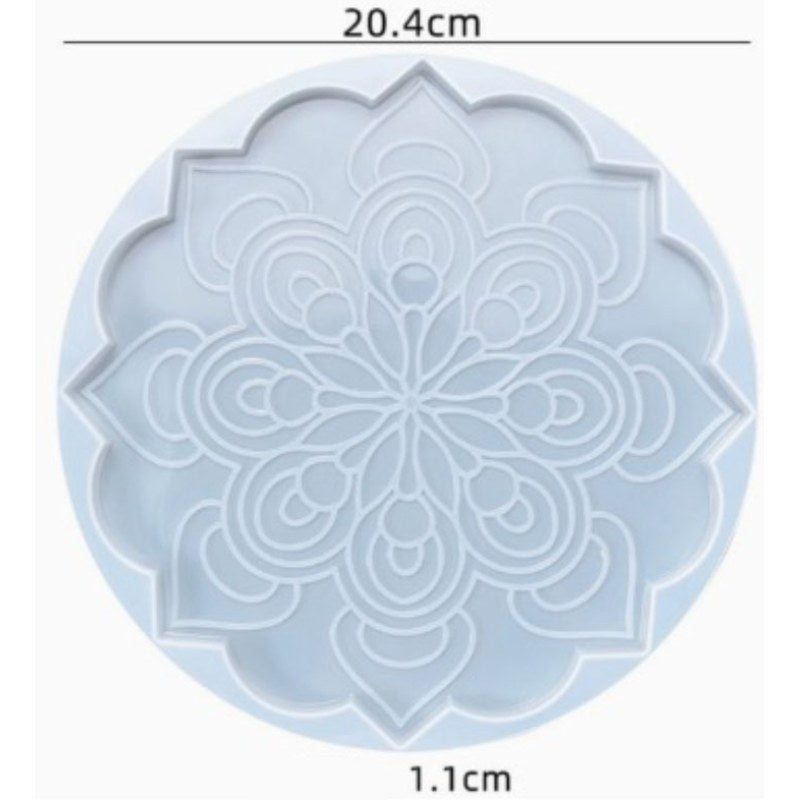 Resin Studio Ornate Lotus Mandala Silicone Resin Mould RSM5191 additional image 2